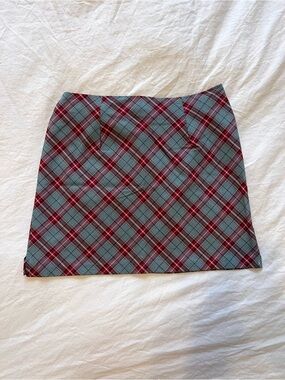 Weather Vane Plaid Mini Skirt